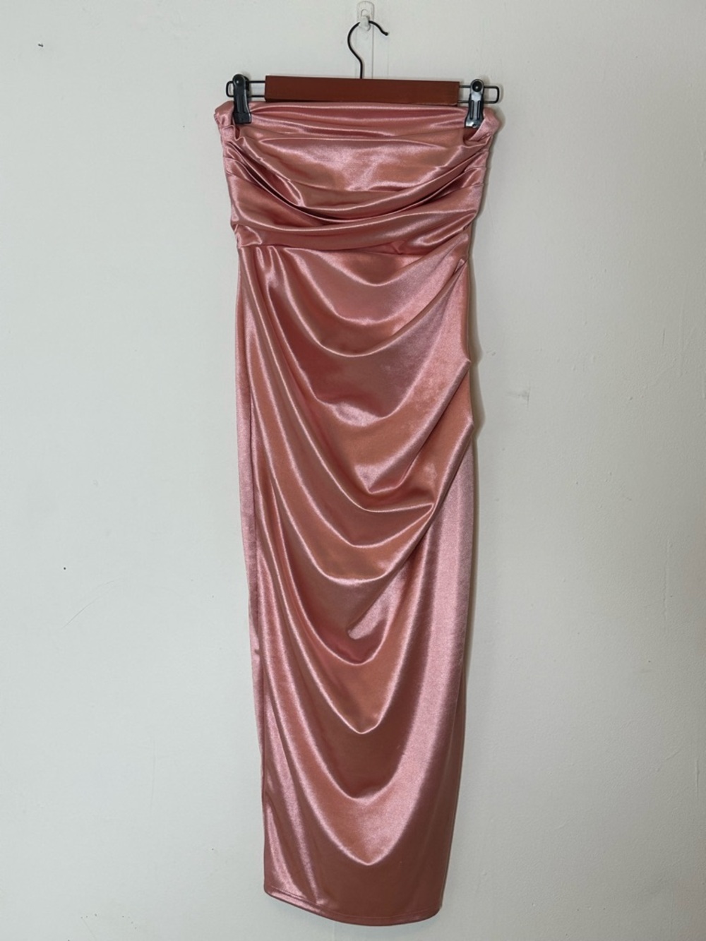 Windsor Satin Draped Satin Dress Size Small